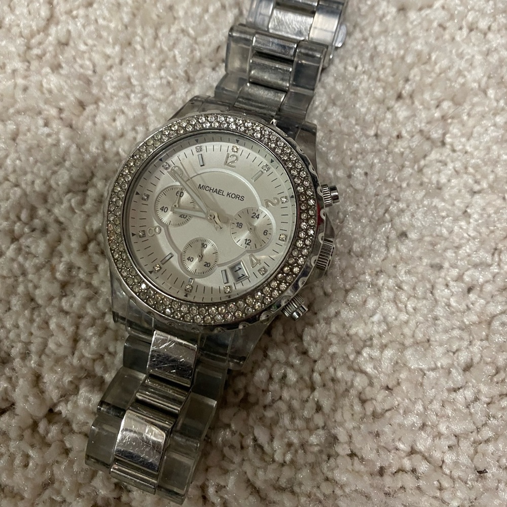 Michael Kors watch with crystals
